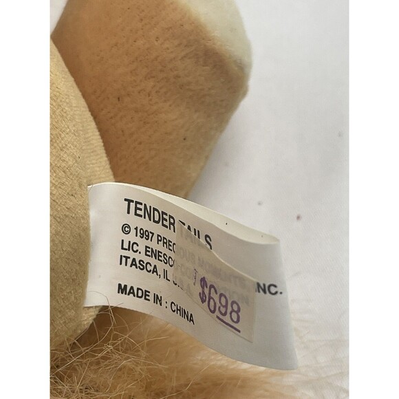 Vintage Precious Moments Tender Tails Plush Horse 1997 Stuffed Animal Toy 8” - Picture 12 of 13